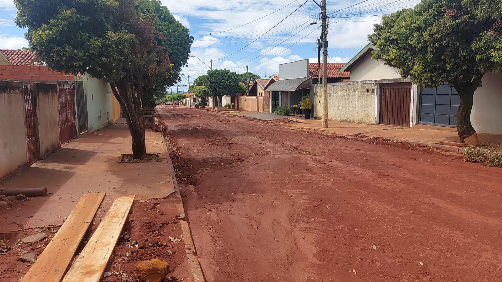 Chuvas impediram que as obras da C15 e C19 fossem finalizadas na semana passada